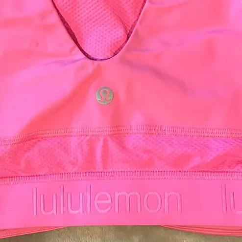 Lululemon Pink Halter Workout Tank