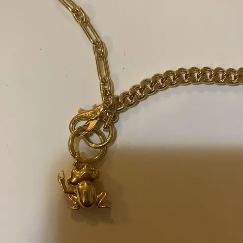 SAFSAFU SSENSE Exclusive Gold Frog It Necklace