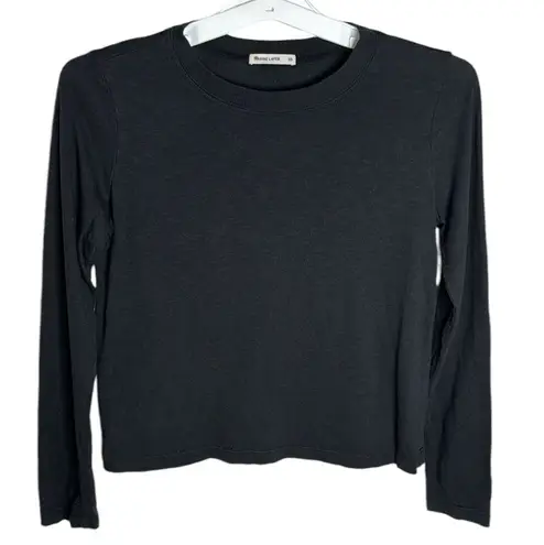 Marine layer black supima modal been long sleeve base layer t-shirt size XS
