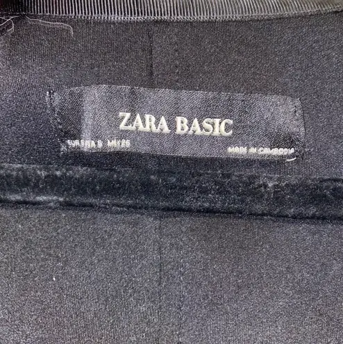 ZARA Faux Suede Hooded Jacket