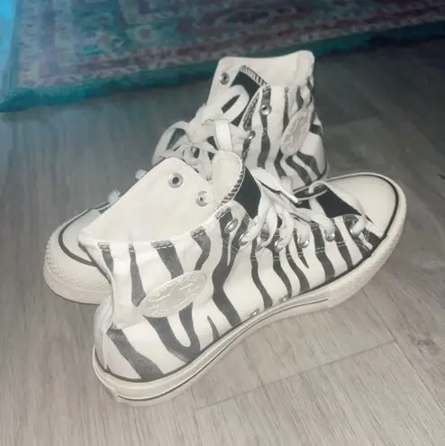 Converse Custom Platform Zebra