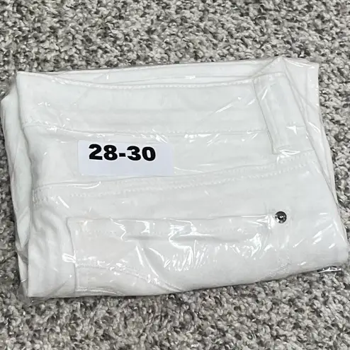 Lincoln Outfitters Women's White Comfort Flex Denim Shorts Size 8