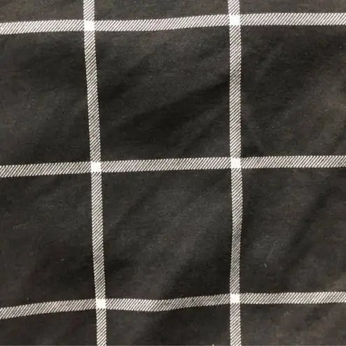 Monteau Plaid/Checked Crop Top 