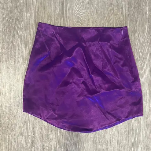 ZARA Satin Effect Skirt