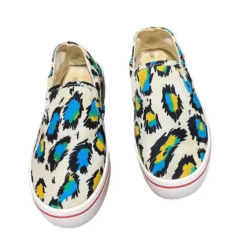 R13 Slip Sneaker Colorful Leopard Sneaker