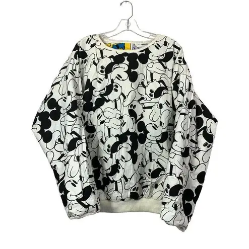 Mickey & Co. Vintage Mickey & Goofy Comic Sweater White Size undefined
