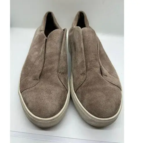 J Slides mid rise Fashion Sneakers Tan Beige Grey Greige Flat Size 7.5