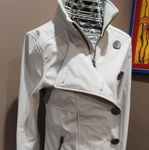 prAna Martina Water Resistant Coat Sand Color sz S