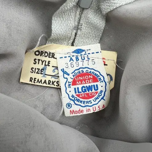 Vintage 80/90s Miss Bergdorf Sequins Mini Dress Set Silver