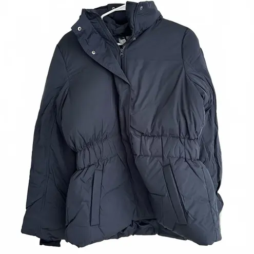 Sweaty Betty Formation Hooded Puffer Jacket French Navy Blue NWT Small