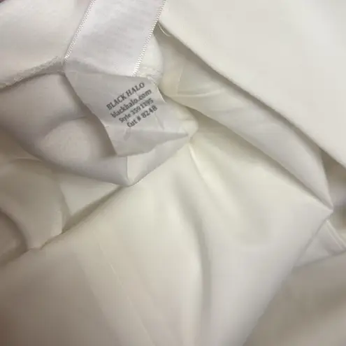 Black Halo NEW Antoinette Sleeveless Jumpsuit Porcelain White Sz 8