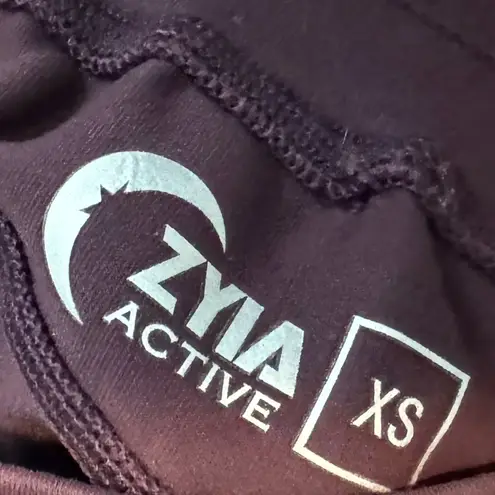 Zyia Active Unwind Joggers Athletic Pants Sz XS Maroon Plum Purple Drawstring