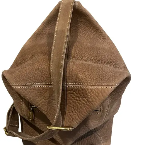 1957 Vintage Coach Small Backpack Nubuc