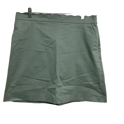 Brooks Brothers 364 Petites size 12 Green Seersucker Skirt pencil