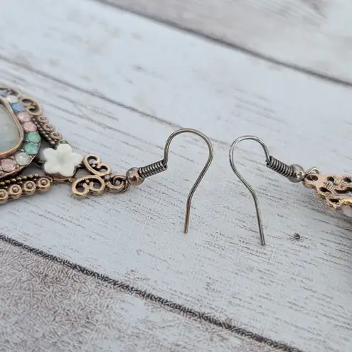 Vintage Dangle Earrings for Pierced Ears Extra Large Statement