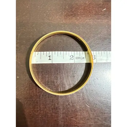 J.Crew Enamel Bangle Bracelet Yellow Gold Tone Classic Minimalist Colorful