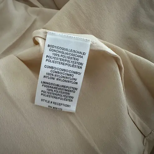 BHLDN Avery Maxi Dress, Oyster Champagne Color, Size 4