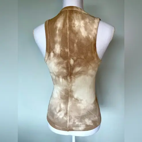 Organic Cotton Racerback Tank | EUC | Size XS | Neutral Tye Dye