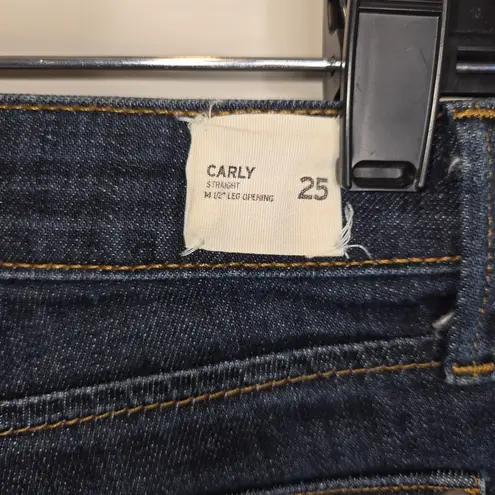 Hudson Carly Flap Pocket Straight Leg Denim Jeans Size 25 W429dhk