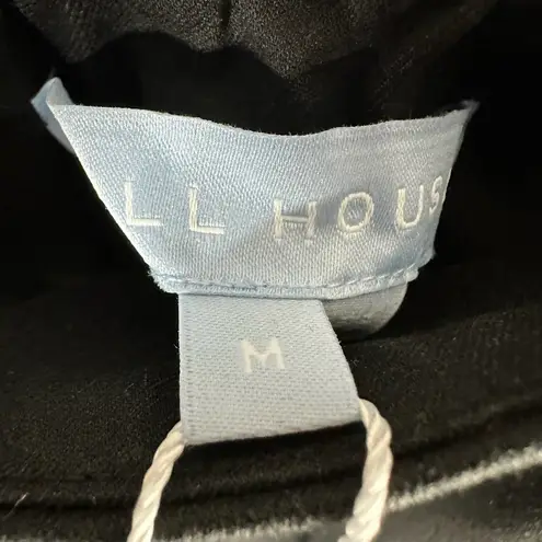 Hill House The Claire Pant Casual Black Stretch Cotton Size Medium