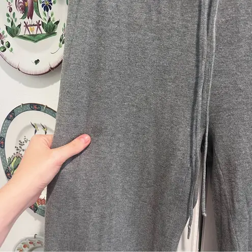 Artisan Cashmere Silk Grey Jogger Sweatpants Size M Gray Size M