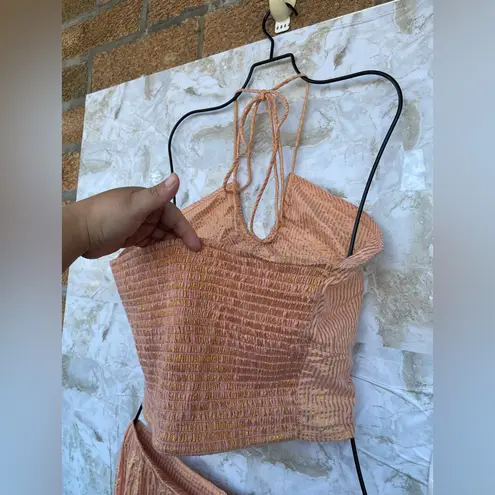 Jen's Pirate Booty High Desert Palm Leaf Corset and skirt size large