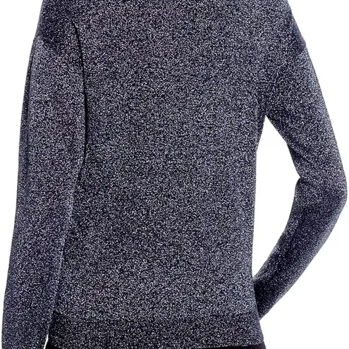 Hugo Boss NWOT BOSS Metallic Black/Silver Funday Sweater