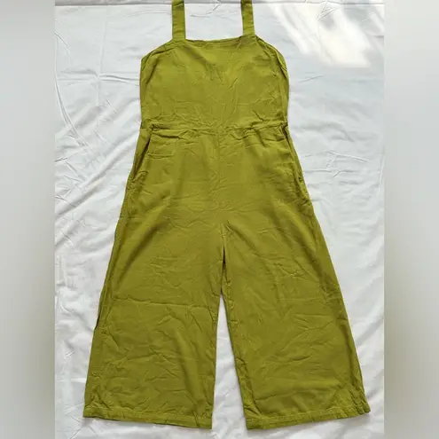 Monteau Los Angeles Women’s XL Jumpsuit Lime Green Trendy Casual Fashion Top