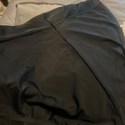 Kona Sol BLACK TUMMY CONTROL HIGH WAIST FULL COVERAGE BIKINI BOTTOMS SZ 3X NWT