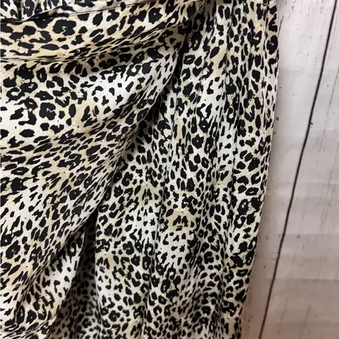 love on a hanger Animal Print Elastic Waist Sleeveless Dress Sz L