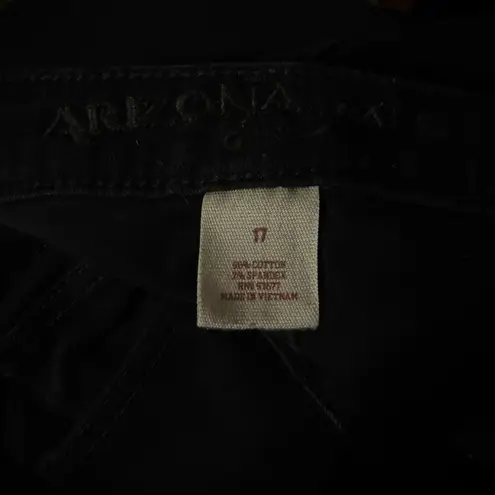 Arizona Jeans Emo Whimsigoth Black Straight Skinny Jeans Stretch Juniors Size 17