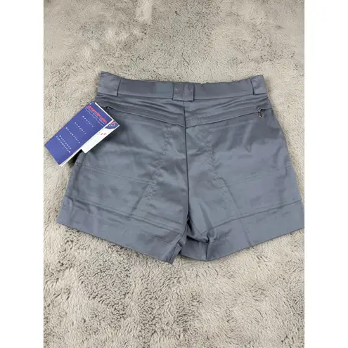 NWT Sportif USA Espa Plus Gray Shorts Womens Size 32 Activewear Utility Pockets