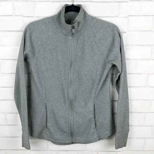 Old Navy  Active Gray Microfleece Mock Neck Zip Up Jacket Size XS