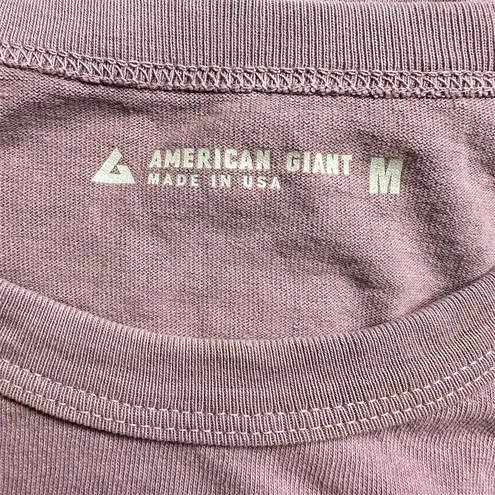 NWOT American Giant Women's Purple Vintage Crew Neck Tee M Short Sleeve Basic Size M
