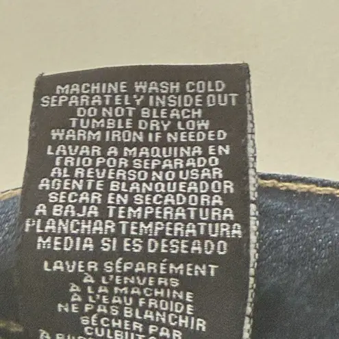 Secrets By David Vered Women Dark Blue Denim Raw Hem Jeans Size 12 Academia Y2K