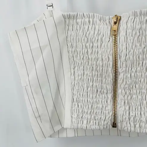 Walter Baker Tank Size Small Crop Chicago Pin Stripe NWT White Designer Luxury