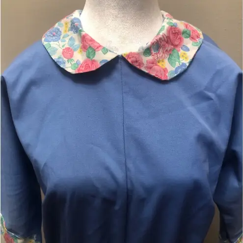 Very Vintage Azure Blue Jumpsuit Like New Size Large