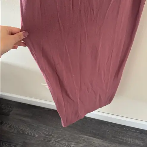 SKIMS SMOOTHLAYER SCOOP NECK LONG DRESS, Size X-Small, $98