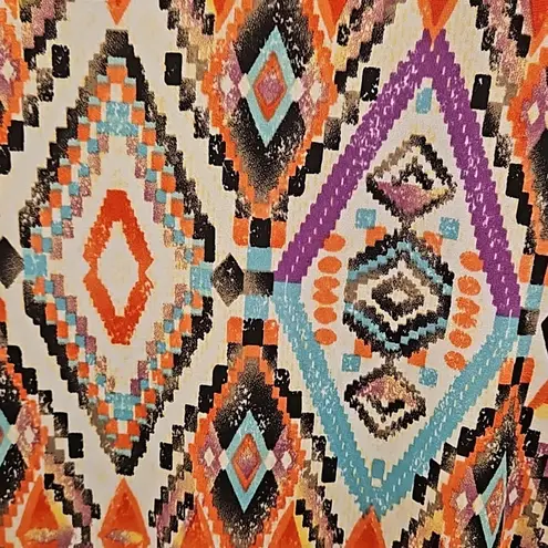 Veronica M ππ Midi Skirt ~ Multi-Color Navajo Pattern Medium NWOT