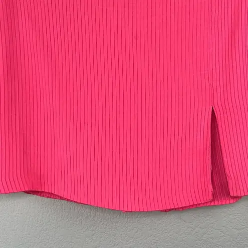 Amanda Uprichard  Dale Hot Pink Slit Mini Skort Size XL