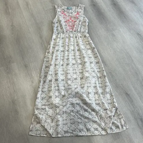 Skies Are Blue • stitch fix embroidered maxi dress