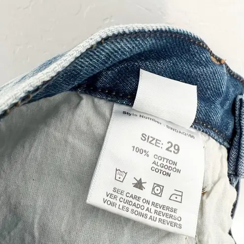 Betro Simone NWT Denim Button Fly High Rise Distressed Jeans Blue Casual New 29