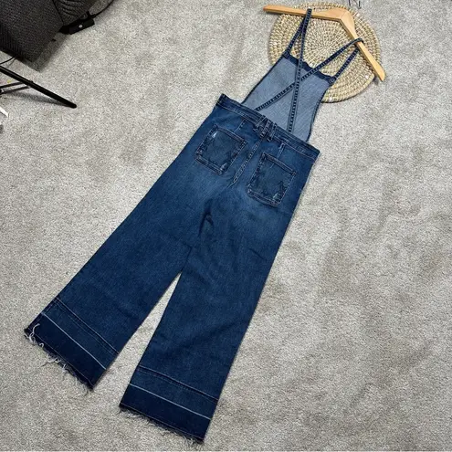 McGuire Denim  Huffine Culotte Overalls Wide Leg Cropped Blue Size 26