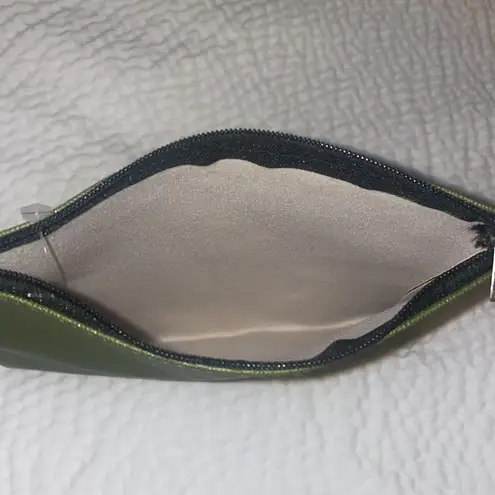 Avalanche Outdoor Supply Company Army Green logo mini bag zipper closure New OS