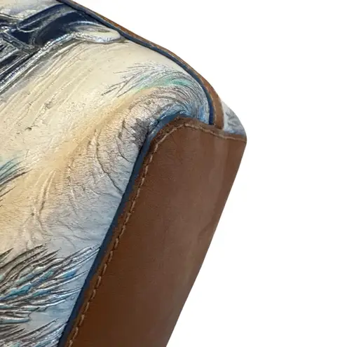 Brahmin RARE!! Blue Copa Cabana Mini Duxbury Crossbody Bag