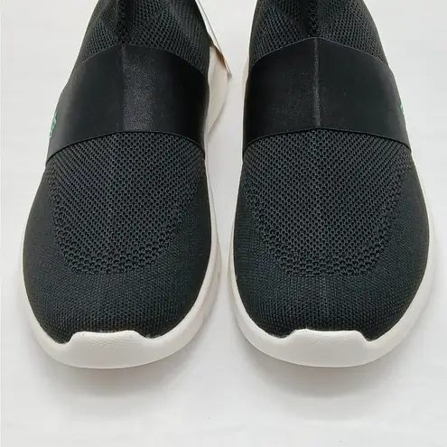 Spenco Karma Deluxe Sneaker Boot Womens 9.5B Black Pull On Stretch Comfort Shoes Size 9.5