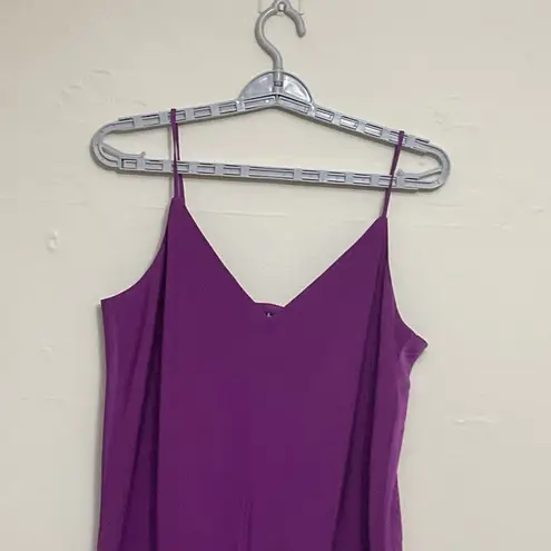 Lauren Ralph Lauren Women Purple Satin Tie Waist Cargo Pockets Jumpsuit Size 12