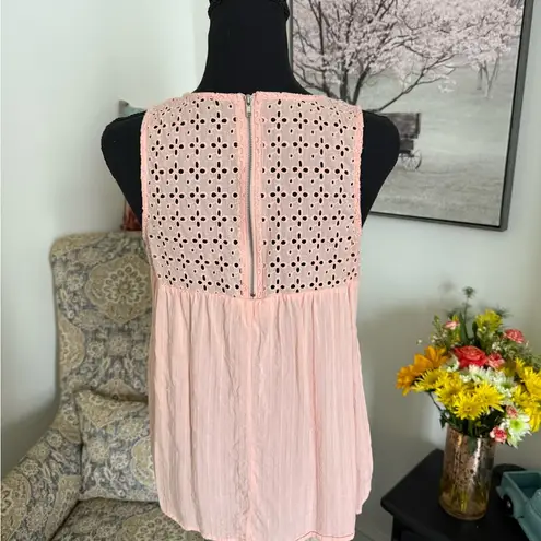 Sweet Wanderer Orange Embellished Tank Top