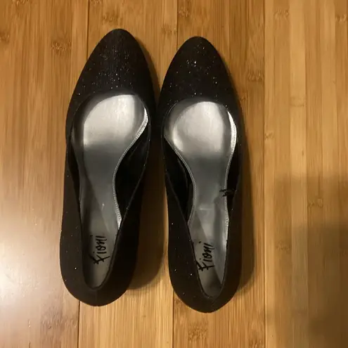 Fioni  Glitter Black Pump Women’s Size 10