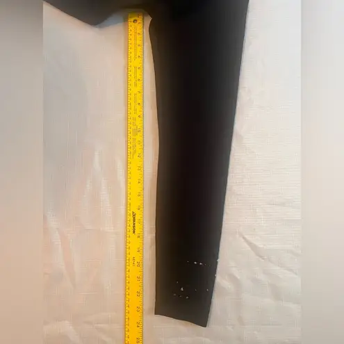 Beyond Yoga Knit Down High Wasited Midi Legging Black- Small